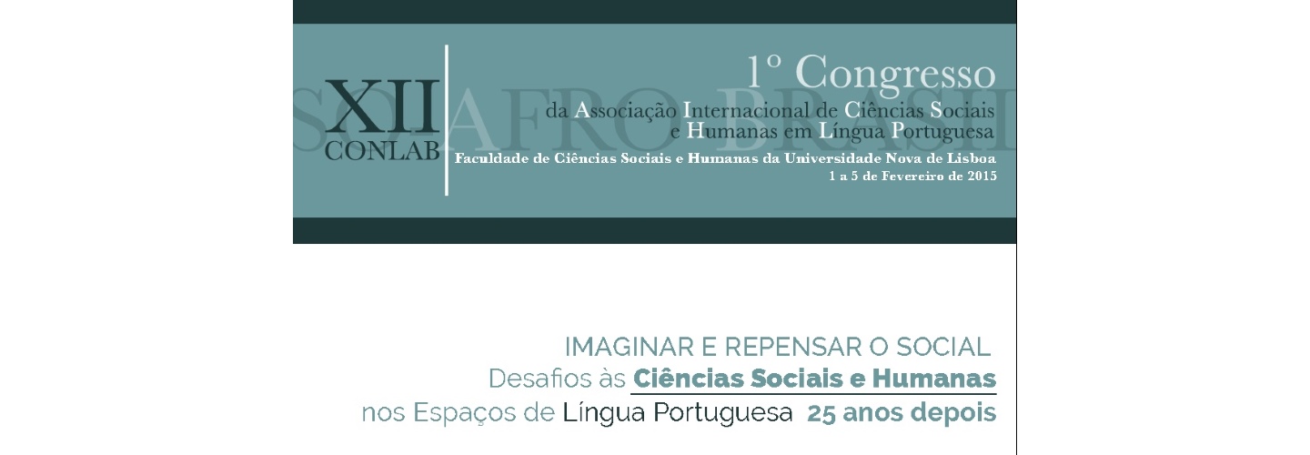 XII Congresso de Ciências Sociais e Humanas em Língua Portuguesa