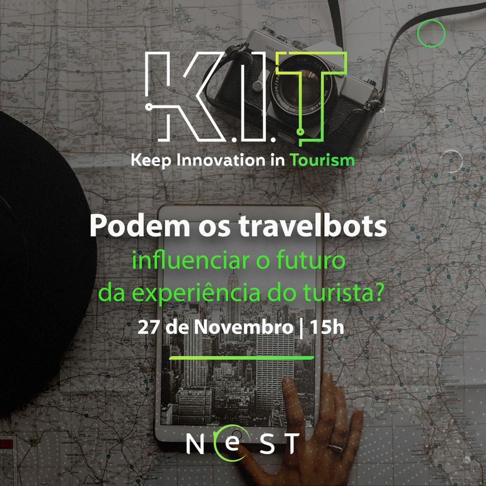 Webinar “Podem os travelbots influenciar o futuro da experiência do turista?”