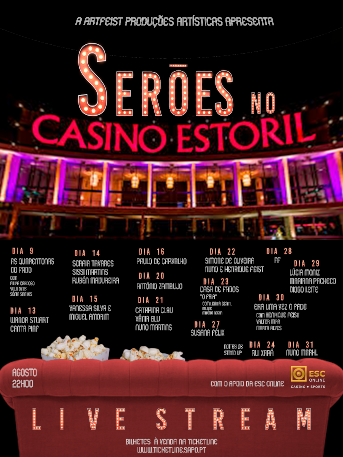 





Auditório do Casino Estoril apresenta espetáculos em live stream



